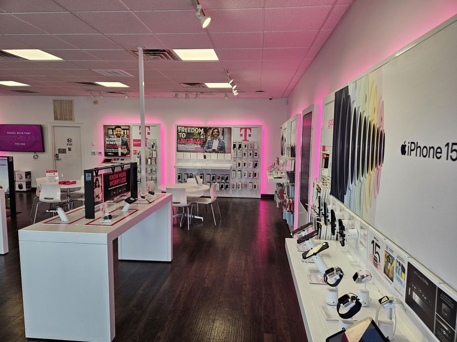 Interior photo of T-Mobile Store at Navy Point Shopping Center, Pensacola, FL
