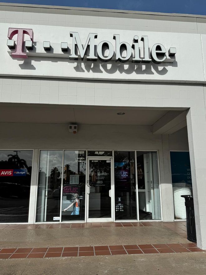 Exterior photo of T-Mobile Store at Bird Rd & Ludlum, Miami, FL