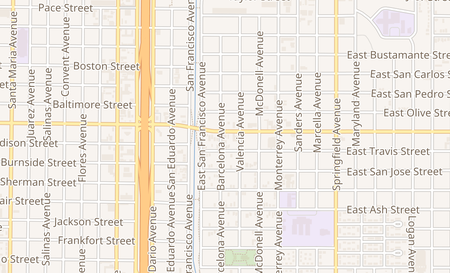 map of 319 W Saunders St Ste 4 Laredo, TX 78041