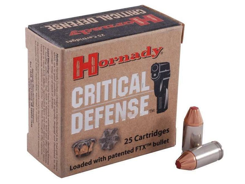 Hornady Critical Defense .380 Auto 90 Grain FTX 25 Round Box 90080