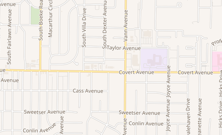 map of 3012 A Covert Ave. Evansville, IN 47714