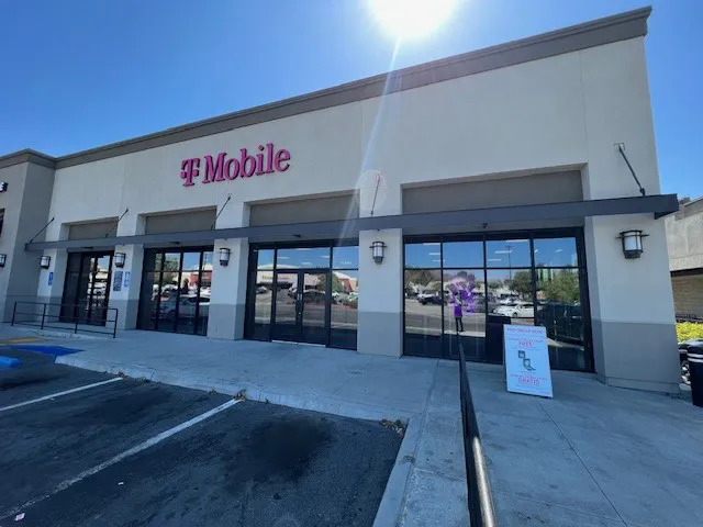  Exterior photo of T-Mobile Store at 91 Freeway & Mckinley St, Corona, CA 
