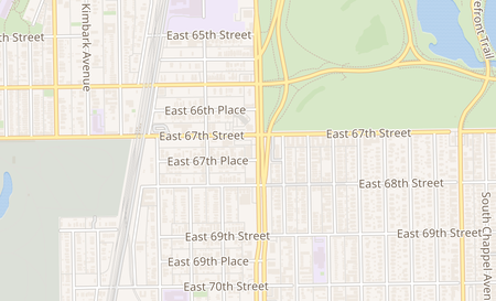 map of 6716 S Stony Island Ave Chicago, IL 60649