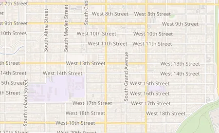 map of 1306 S Gaffey St Suite 104 San Pedro, CA 90731