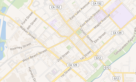 map of 347 Rodriguez St # S6 Watsonville, CA 95076