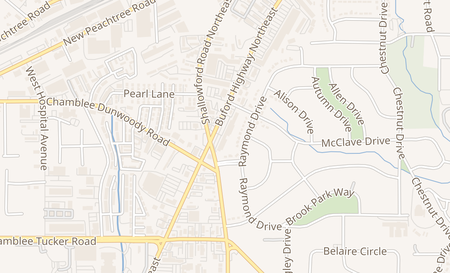 map of 5081 Buford Hwy NE Doraville, GA 30340