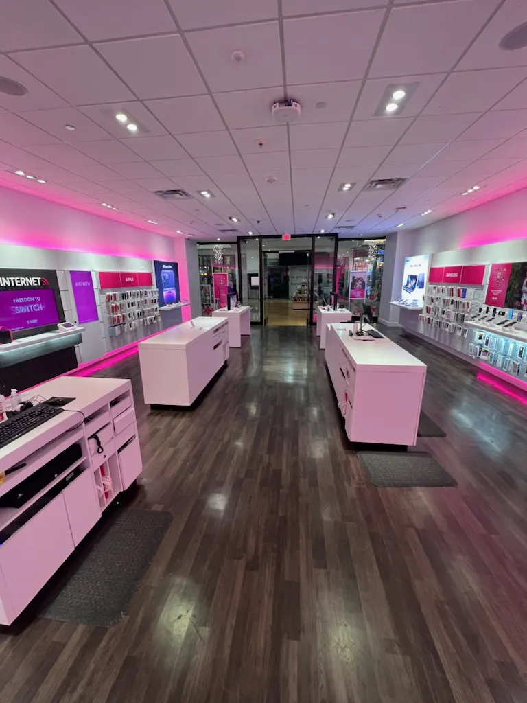 Interior photo of T-Mobile Store at Capital Mall, Olympia, WA
