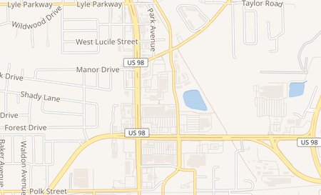 map of 1258 N. Broadway Ave. Bartow, FL 33830