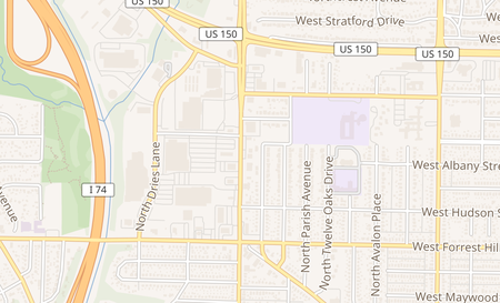 map of 2830 North Vermilion Street Danville, IL 61832