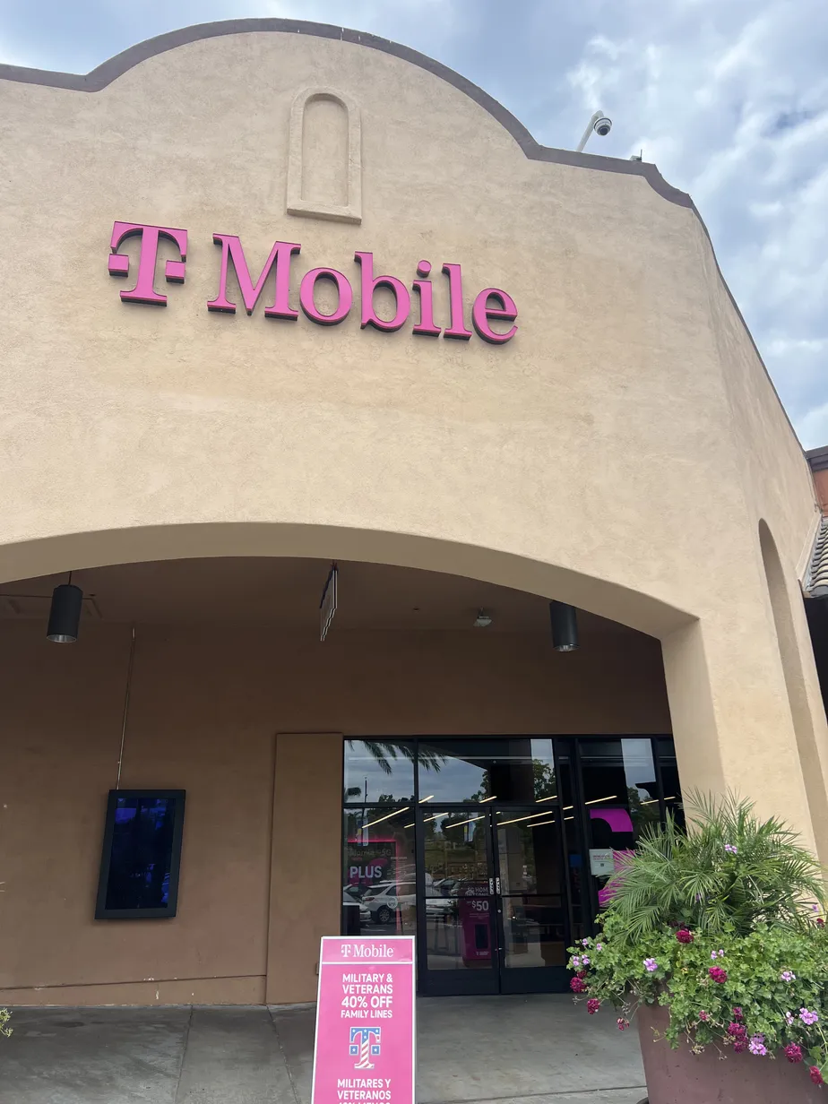 Exterior photo of T-Mobile Store at College Blvd & Via Cupeno, Oceanside, CA