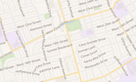 map of 1817 N County Rd W Odessa, TX 79763