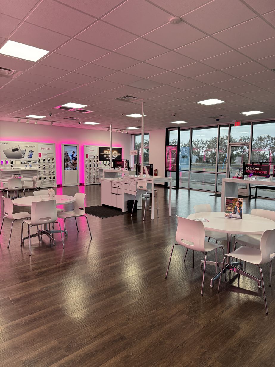 Interior photo of T-Mobile Store at The Shops at Levelland, Levelland, TX