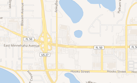 map of 1062 E FL-50 Clermont, FL 34711
