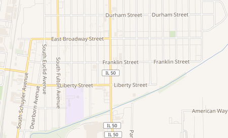 map of 236 S Kinzie Ave Bradley, IL 60915