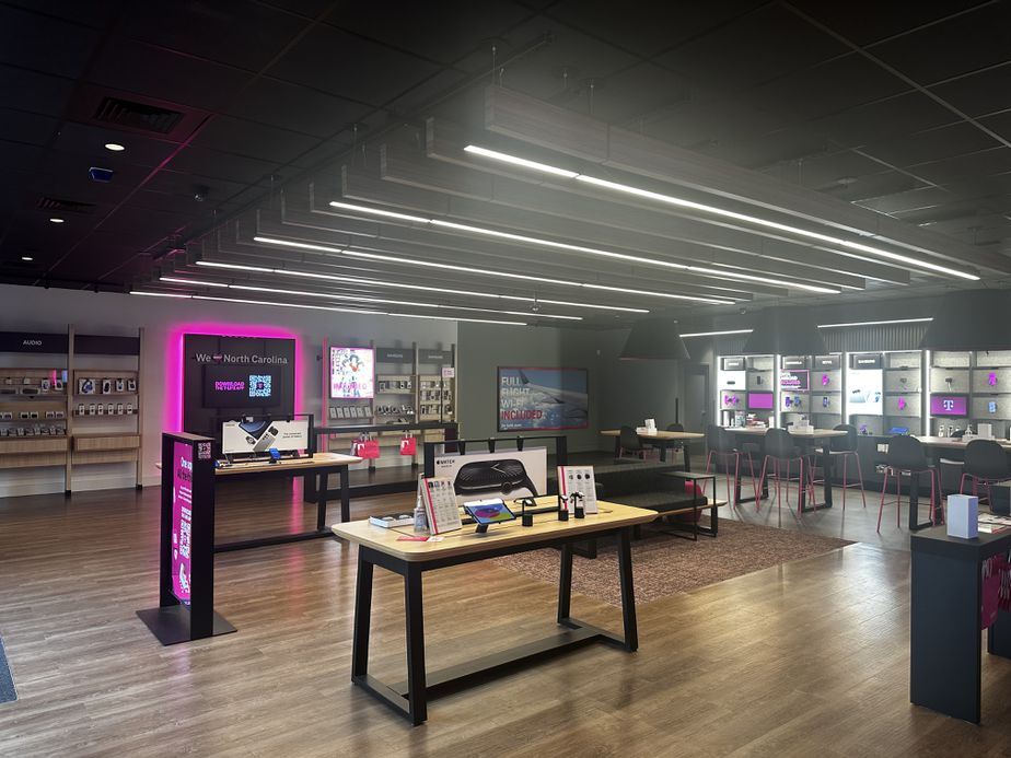 Interior photo of T-Mobile Store at Myers Park, Charlotte, NC