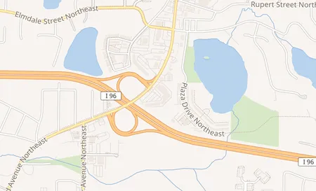 map of 3150 Plainfield Ave NE Suite A Grand Rapids, MI 49525