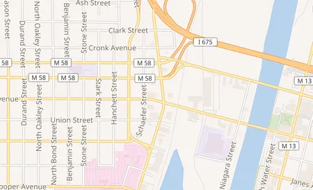 map of 2007 N Michigan Avenue Saginaw, MI 48602