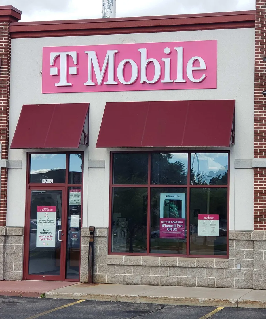  Exterior photo of T-Mobile store at N Central Ave & W Mcmillan St, Marshfield, WI 