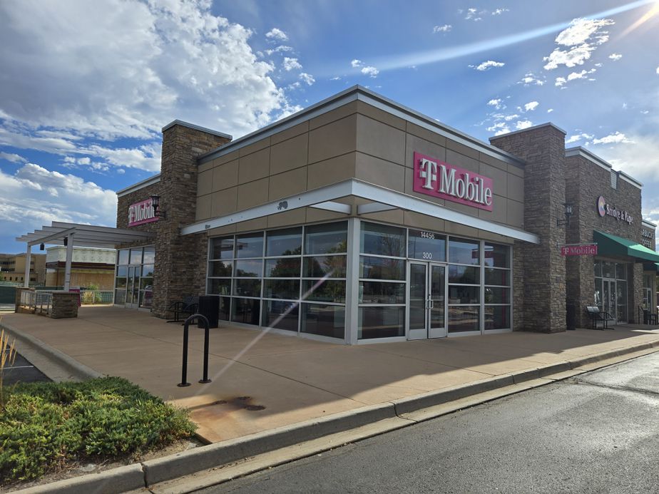 Exterior photo of T-Mobile Store at The Orchard Town Center, Westminster, CO