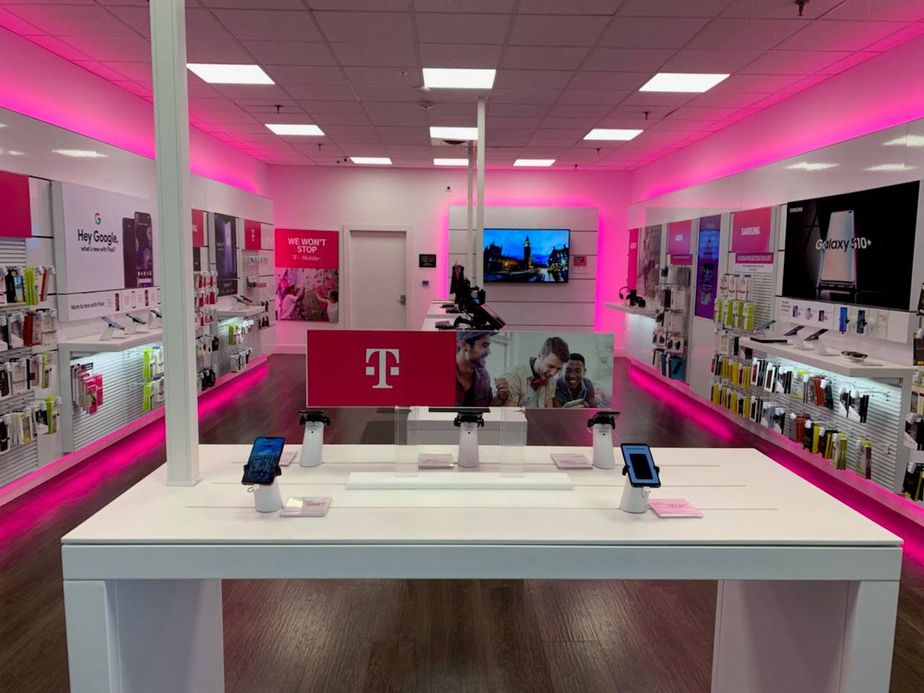Interior photo of T-Mobile Store at Fairlane Village Mall, Pottsville, PA
