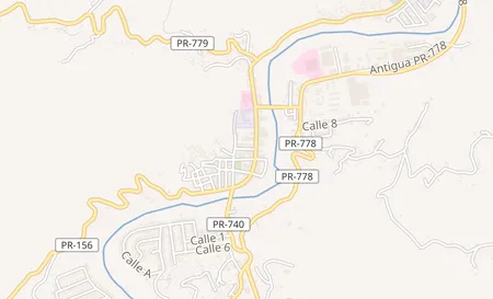 map of 34 Calle Geronimo Rivera Comerio, PR 00782