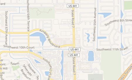 map of 2732 Davie Blvd Ft Lauderdale, FL 33312