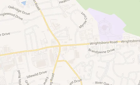 map of 3227 Wrightsboro Rd. Augusta, GA 30909