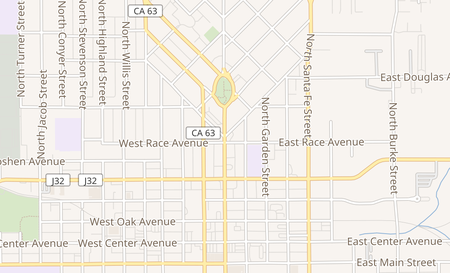 map of 716 N Court St Visalia, CA 93291