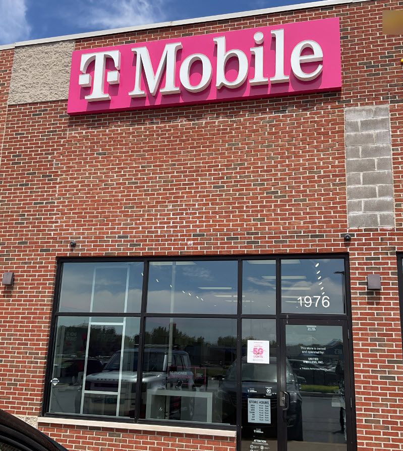 Exterior photo of T-Mobile Store at Mall Place & Fairplain, Benton Harbor, MI