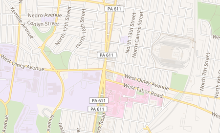 map of 5619 N. Broad St. Philadelphia, PA 19141