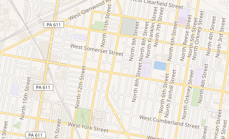 map of 2701 Germantown ave Philadelphia, PA 19133