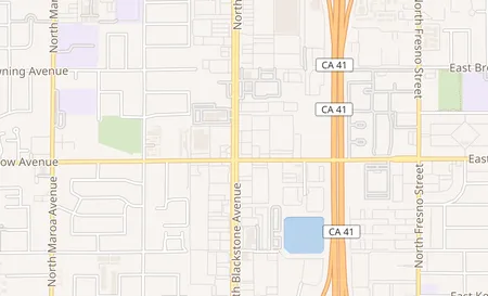 map of 5408 N Blackstone Fresno, CA 93710