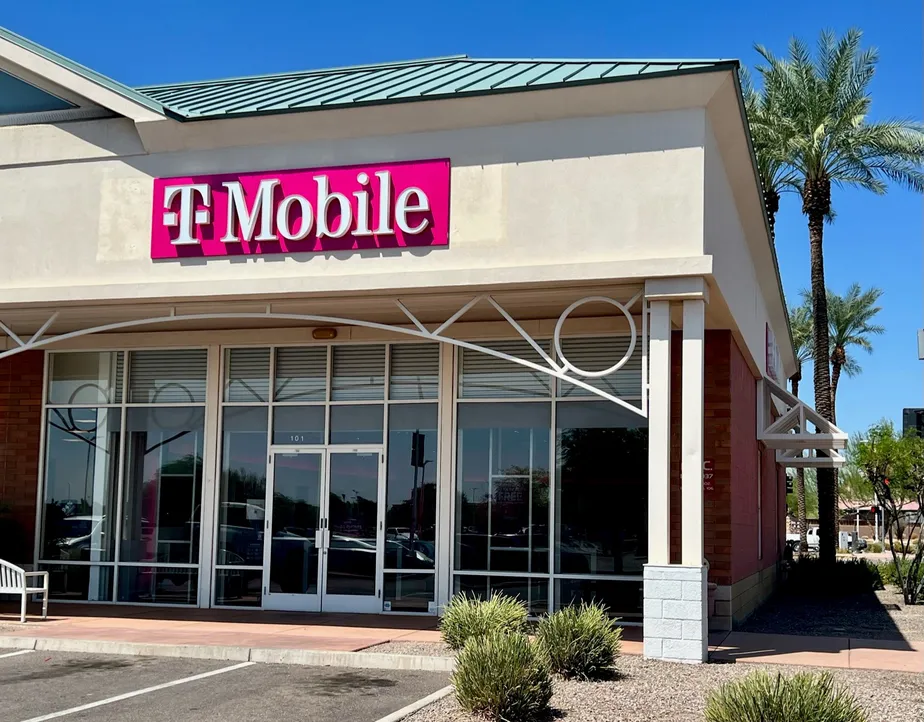 Exterior photo of T-Mobile Store at Mesa Riverview, Mesa, AZ
