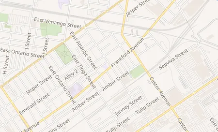 map of 3572 Frankford Ave Philadelphia, PA 19134