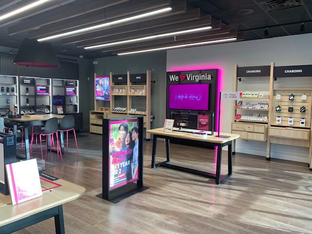 Interior photo of T-Mobile Store at Chippenham Forest Square, Richmond, VA