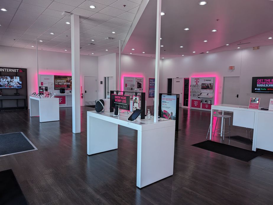 Interior photo of T-Mobile Store at 24th & Helmke, Wausau, WI