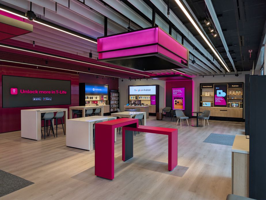  Interior photo of T-Mobile Store at Azalea Shopping Center, South Gate, CA 