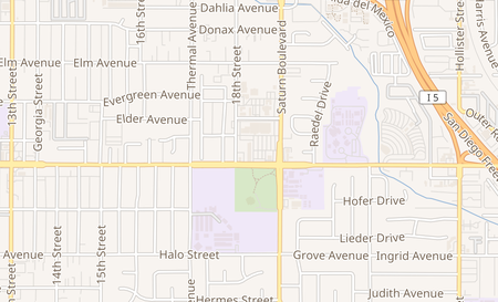 map of 1840 Coronado Ave San Diego, CA 92154