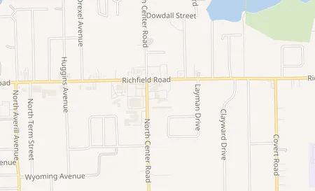 map of 4012 Richfield Rd # G Flint, MI 48506