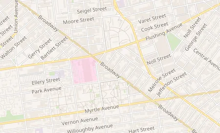 map of 805 Broadway Brooklyn, NY 11206