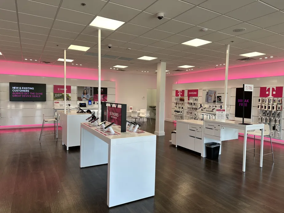 Interior photo of T-Mobile Store at Cross County Plaza, West Palm Beach, FL