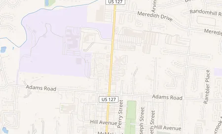map of 8005 Hamilton Ave Cincinnati, OH 45231