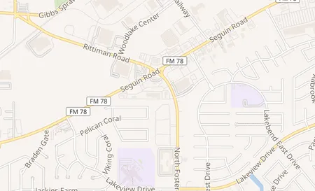 map of 6322 FM 78 113 San Antonio, TX 78244