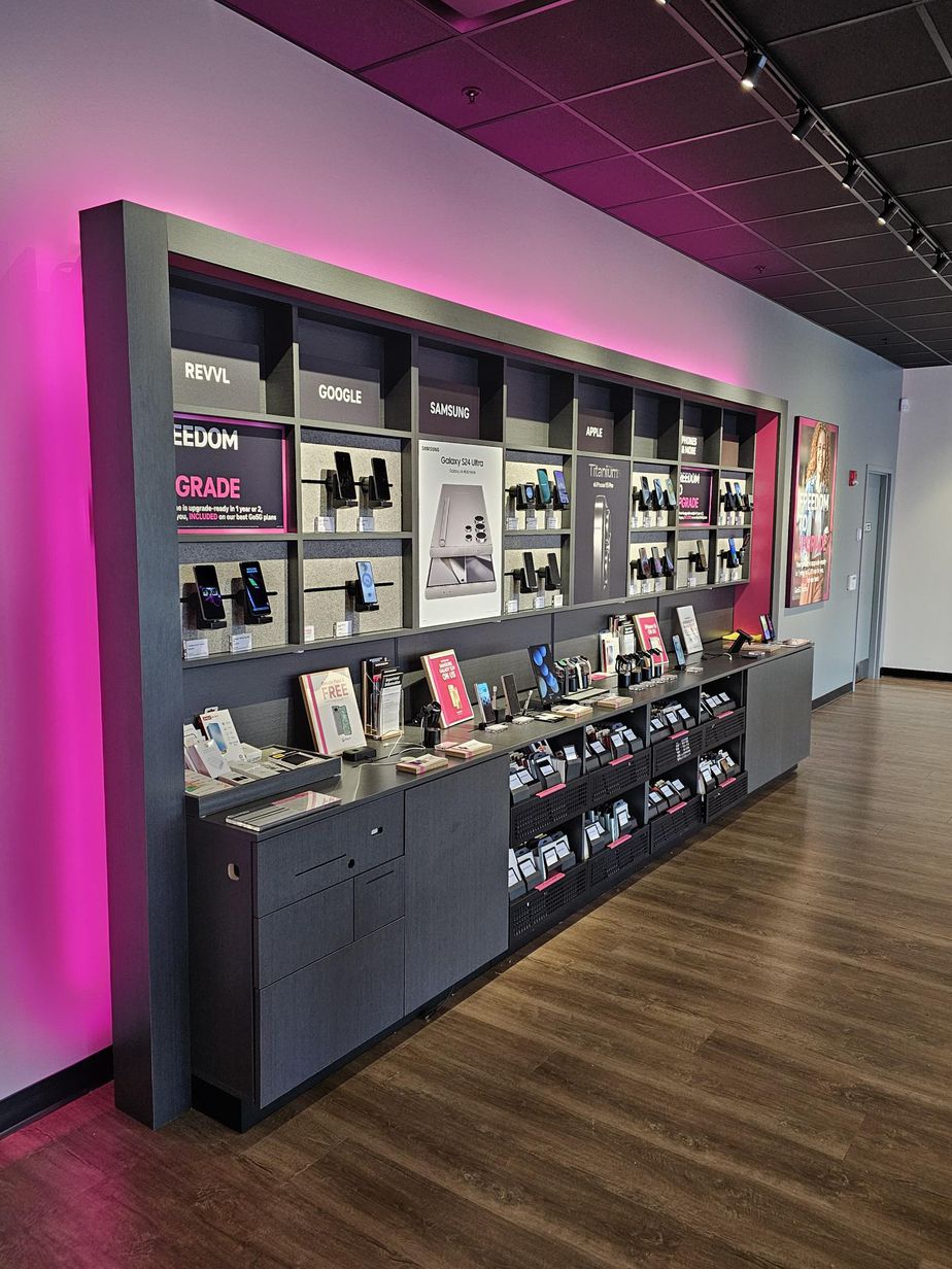Interior photo of T-Mobile Store at Rand Rd & Old Rand Rd, Lake Zurich, IL