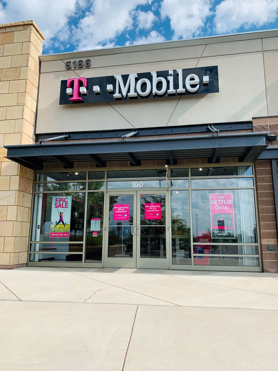 Exterior photo of T-Mobile store at N Nevada Ave & Eagle Rock Rd, Colorado Springs, CO