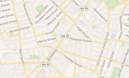 map of 495 Broadway Everett, MA 02149