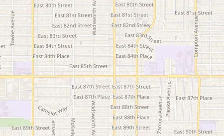 map of 8503 S. Central Ave Los Angeles, CA 90001