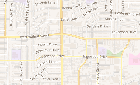 map of 3460 W Walnut St Ste 120 BOOTH J-6B Garland, TX 75042
