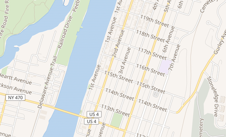 map of 578 2nd Ave Troy, NY 12182