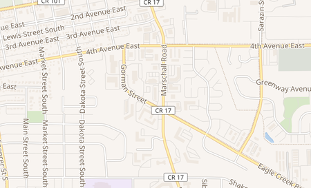 map of 586 Marschall Rd Shakopee, MN 55379